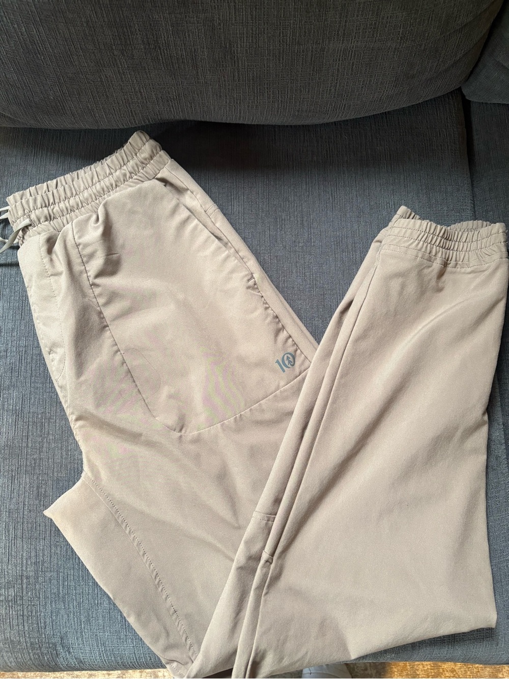 Men's Tentree Beige Elastic-Waist Casual Jogger Pants
